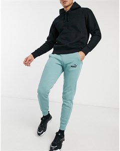 Зеленые спортивные штаны с логотипом Essentials Puma