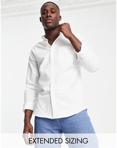 Белая оксфордская рубашка Asos design