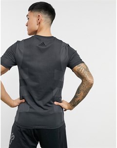Черная бесшовная футболка adidas Yoga Adidas performance