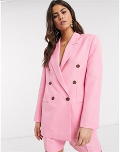 Розовый пиджак в винтажном стиле Asos design