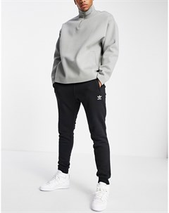 Черные джоггеры узкого кроя с небольшим логотипом essentials Adidas originals