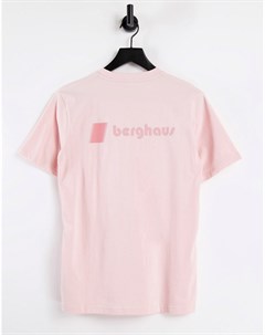 Розовая футболка с логотипом на груди и спине Heritage Berghaus