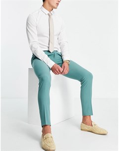 Супероблегающие брюки шалфейно зеленого цвета Asos design