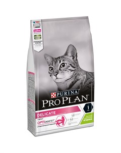 Сухой корм Pro Plan для кошек с чувствительным пищеварением и привередливых к еде ягненок 1 5кг Purina pro plan