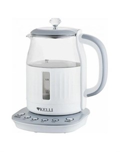 Электрический чайник KL 1373 белый серый Kelli