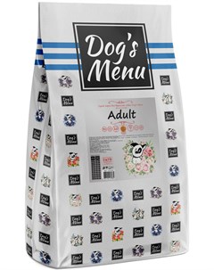 Сухой корм Adult 22 7 для собак 10 кг Dog’s menu
