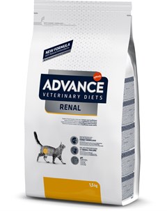 Сухой корм Renal Failure при почечной недостаточности для кошек 1 5 кг Advance