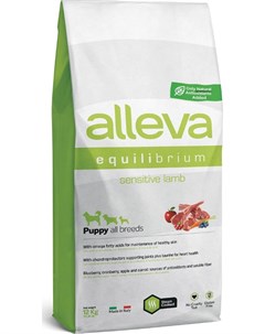Сухой корм Equilibrium Sensitive Lamb Puppy All Breeds с ягненком для щенков 12 кг Ягненок Alleva