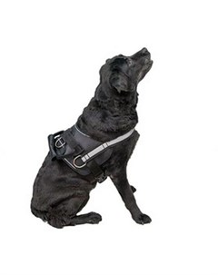 Шлейка Kombo для служебных собак тяговая черная для собак 50 67 см х 80 100 см Yami-yami