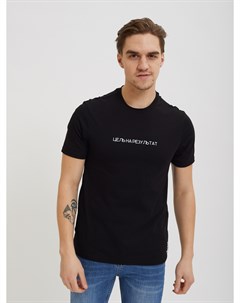 Чёрная футболка Sevenext с надписью девизом Profmax