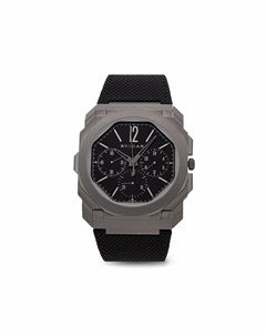 Наручные часы Octo Finissimo Chronograph GMT pre owned 42 мм 2021 го года Bvlgari pre-owned