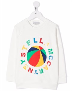 Толстовка с логотипом Stella mccartney kids