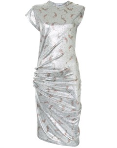 Платье миди Robe со сборками Paco rabanne