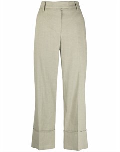 Укороченные брюки широкого кроя Brunello cucinelli