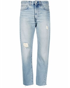 Прямые джинсы с эффектом потертости Toteme