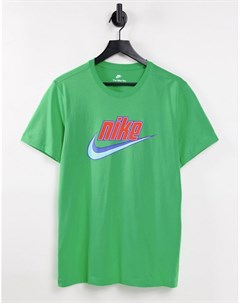Зеленая футболка с принтом Keep It Clean Nike