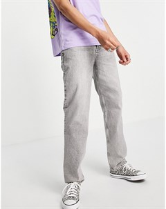 Бледно серые выбеленные джинсы в винтажном стиле Asos design