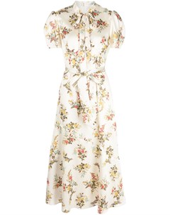 Платье миди Elmer с цветочным принтом Erdem