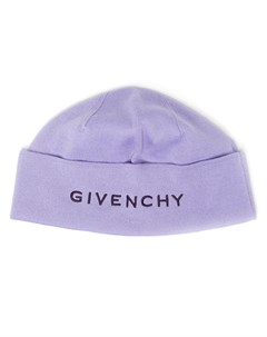 Шерстяная шапка бини с вышитым логотипом Givenchy