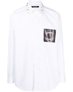 Рубашка с длинными рукавами и графичным принтом Roberto cavalli