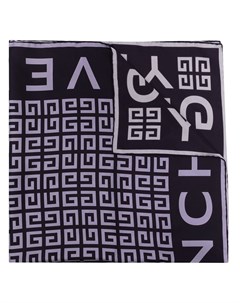 Шелковый платок с логотипом 4G Givenchy