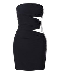 Черное платье с цепочками Magda butrym