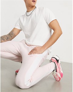 Спортивные штаны розового цвета с логотипом Luxe Puma
