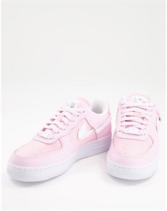 Кроссовки белого и нежно розового цвета Air Force 1 07 LXX Nike