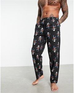 Пижамные штаны для дома с принтом Барта Симпсона Asos design