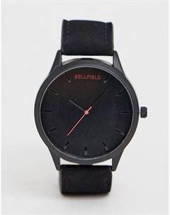 Мужские часы с черным циферблатом Bellfield