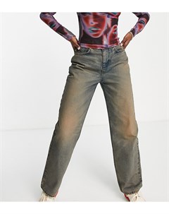 Свободные джинсы грязно выбеленного цвета в винтажном стиле Asyou