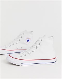 Белые высокие кроссовки Chuck Taylor All Star Converse