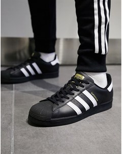 Черные кроссовки Superstar Adidas originals