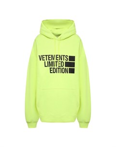 Хлопковое худи Vetements