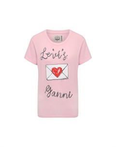 Хлопковая футболка x Levi s Ganni