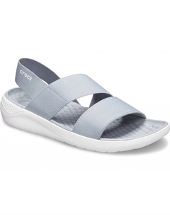 Сандалии женские Women s LiteRide Stretch Sandal Light Grey White Crocs