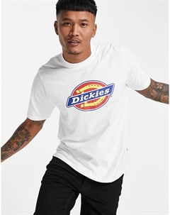 Белая футболка с логотипом с подковой Dickies