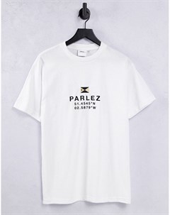 Белая футболка с принтом Prospect Parlez