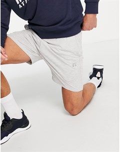 Серые классические шорты с логотипом Russell athletic