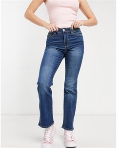 Синие расклешенные джинсы с классической талией Wauw Only