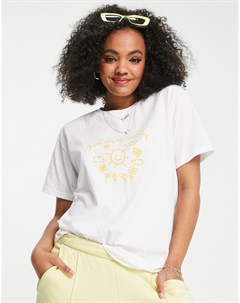 Свободная футболка с принтом Happy Ray of Sunshine Daisy street