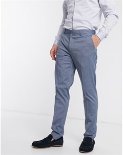 Голубые брюки скинни wedding Asos design