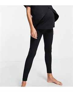Пижамные леггинсы из органического хлопка черного цвета ASOS DESIGN Maternity Выбирай и комбинируй Asos maternity