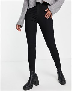 Черные зауженные джинсы с очень высокой талией Steffi Miss selfridge