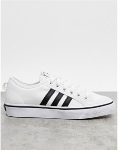 Черно белые кроссовки Nizza Adidas originals