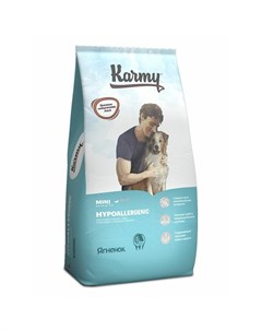 Hypoallergenic Mini полнорационный сухой корм для собак мелких пород при аллергии с ягнёнком 10 кг Karmy