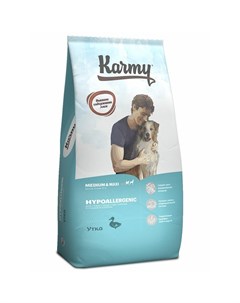 Hypoallergenic Medium Maxi полнорационный сухой корм для собак средних и крупных пород при аллергии  Karmy