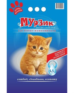 Наполнитель Цеолайт впитывающий минеральный для кошек 4 5 л 3 кг Мурзик
