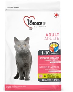 Сухой корм Adult Indoor Vitality для кошек 350 г 1st choice