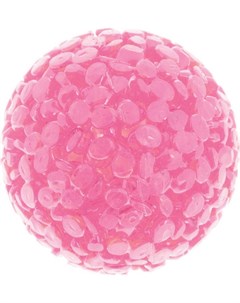 Игрушка Мячик блестящий розовый для кошек 4 см Розовый Каскад